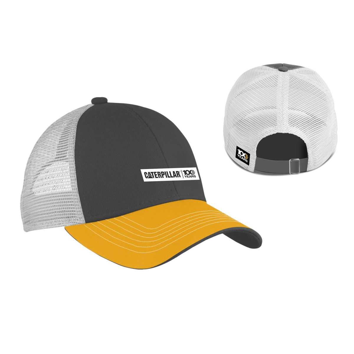 Cat 100 Year Tri Color Hat