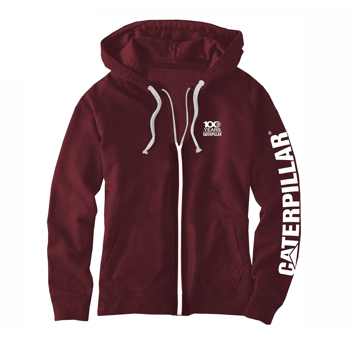 Cat 100 Year Sweatshirt - Maroon
