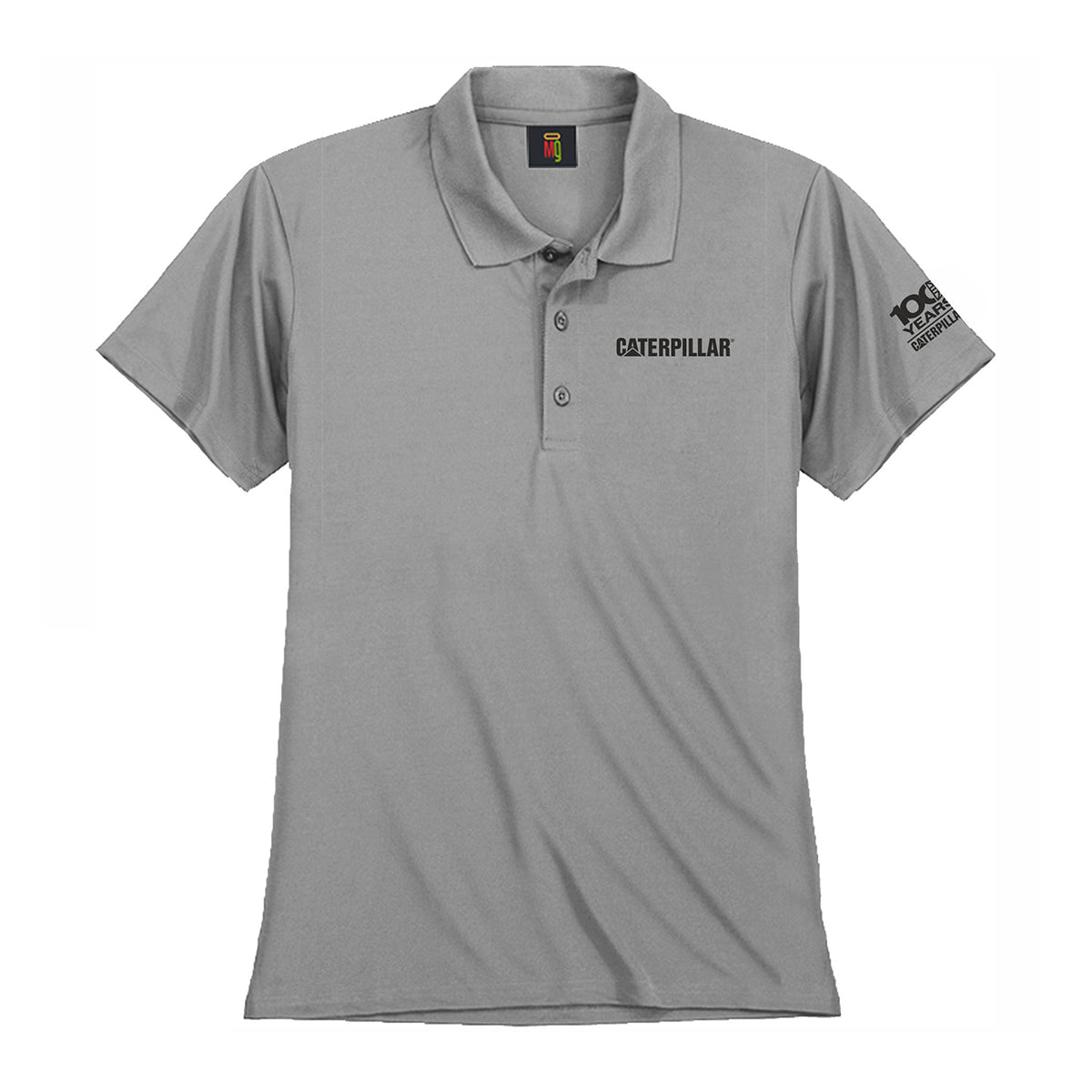 Cat 100 Year Core Polo  Grey Women