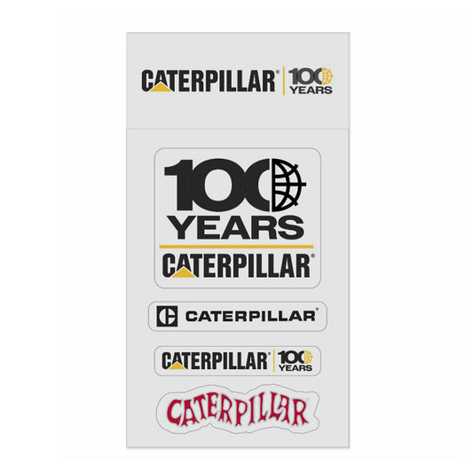 Cat 100 Year Sticker 3pk