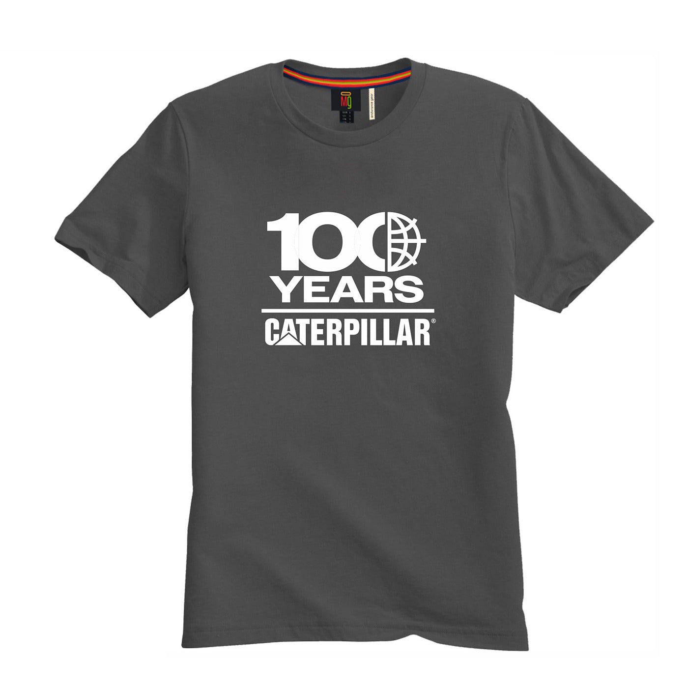 Cat 100 Year Core T-Shirt Dark Grey